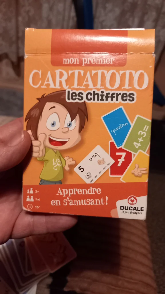 Jeu de cartes mon premier cartatoto